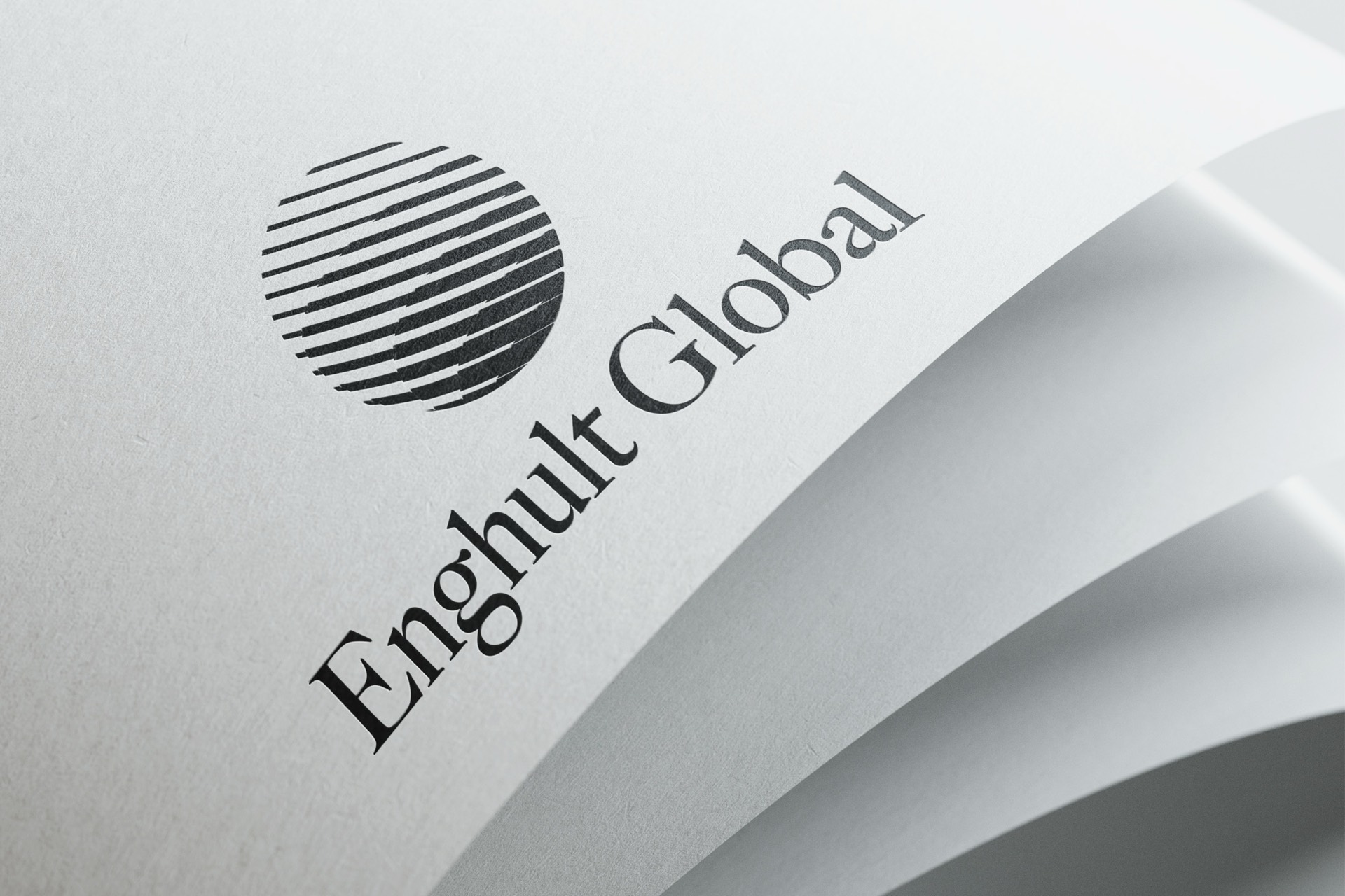 Enghult Global logo on paper