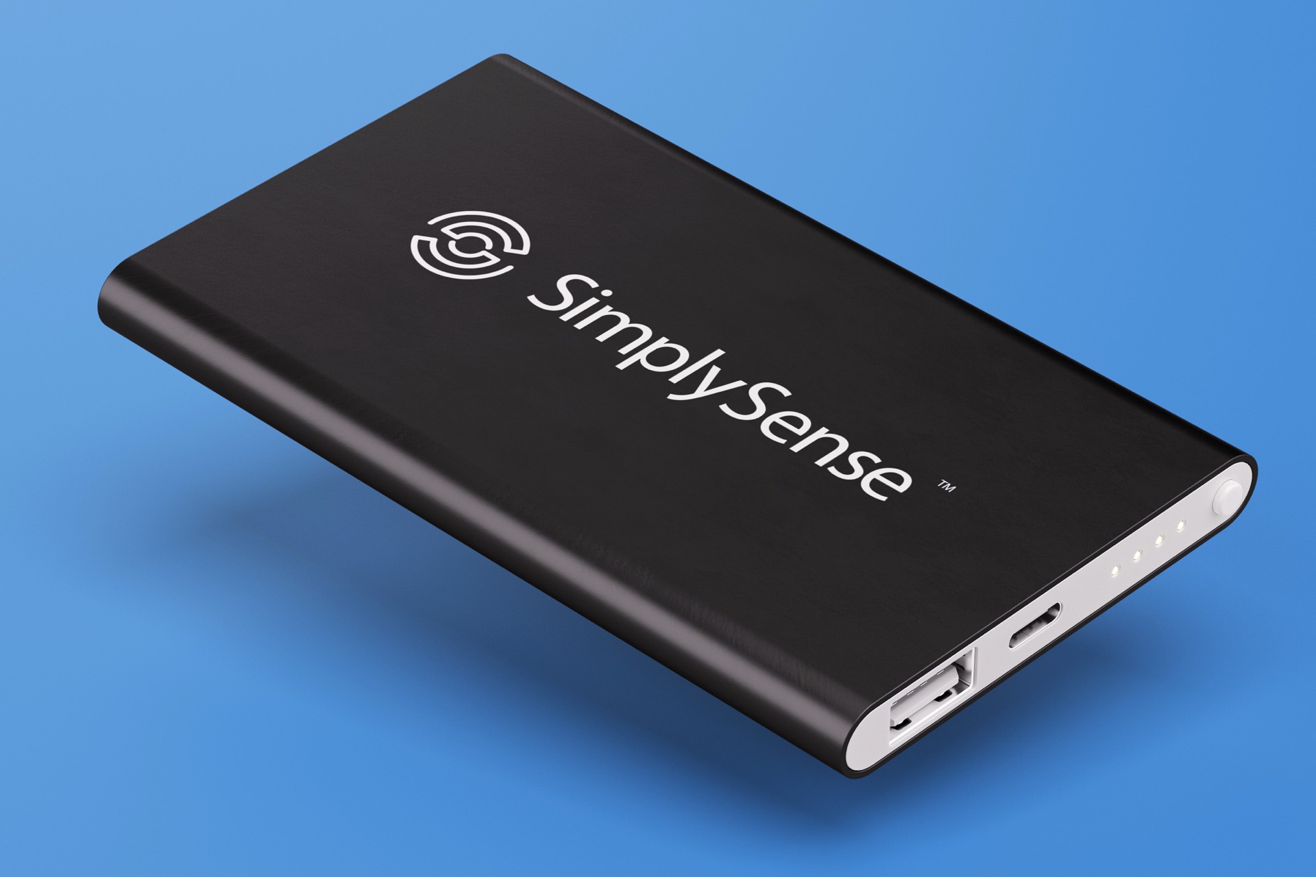 SimplySense logo on a device