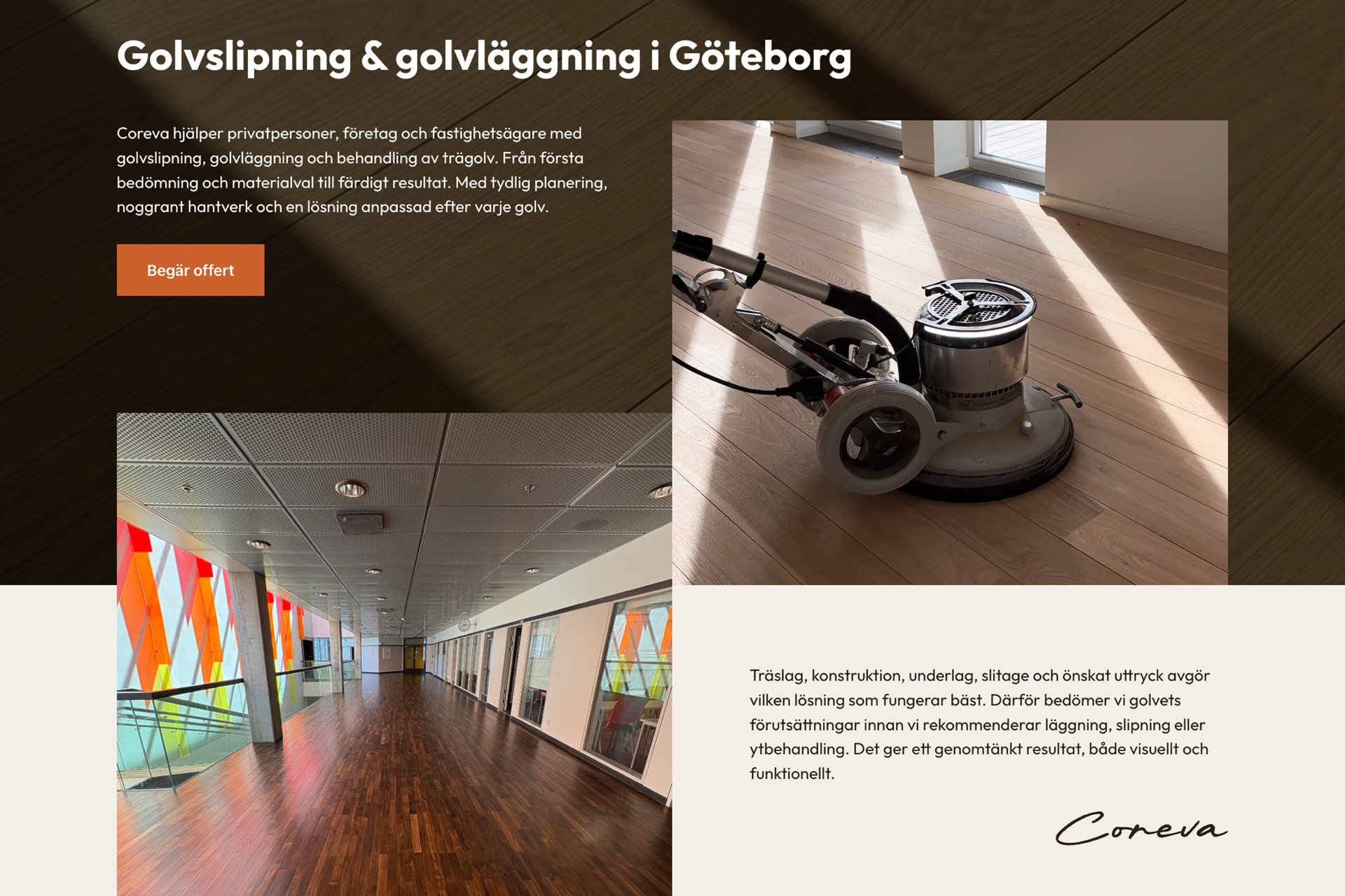 Coreva homepage hero