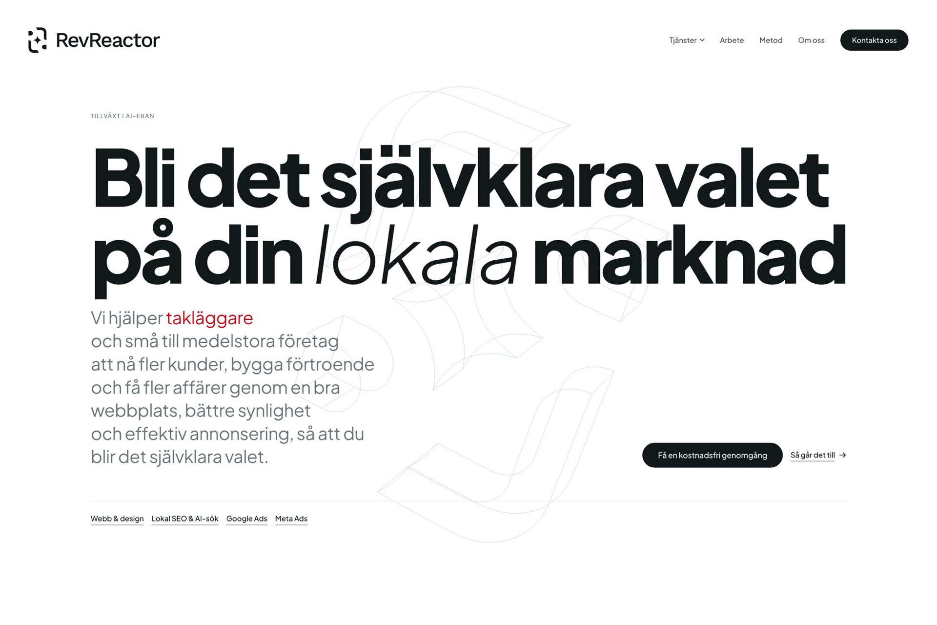 RevReactor homepage hero